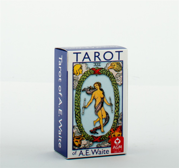 Bild på A.E. Waite Tarot Mini Blue Edition