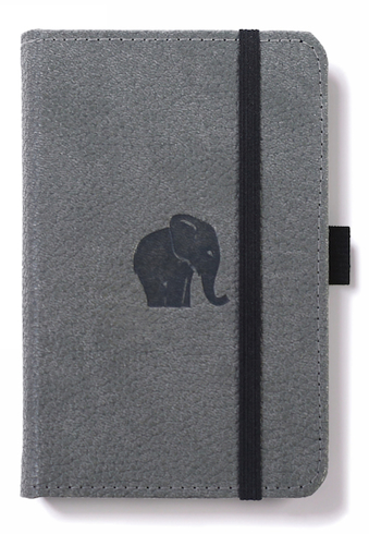 Bild på Dingbats* Wildlife A6 Pocket Grey Elephant Notebook - Lined