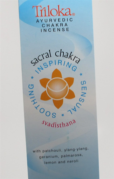 Bild på Incense, Triloka Ayurvedic Chakra--Sacral (10 Sticks Per Pac