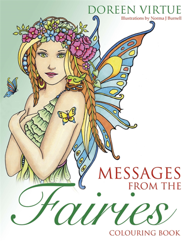 Bild på Messages from the fairies colouring book