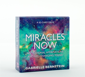 Bild på MIRACLES NOW: Inspirational Affirmations & Life-Changing Tools (62-card deck & guidebook)