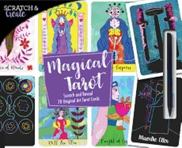 Bild på Scratch & create magical tarot - scratch and reveal 78 original art tarot c