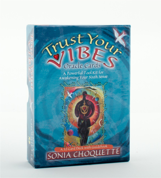 Bild på Trust your vibes oracle deck - a psychic tool kit for awakening your sixth