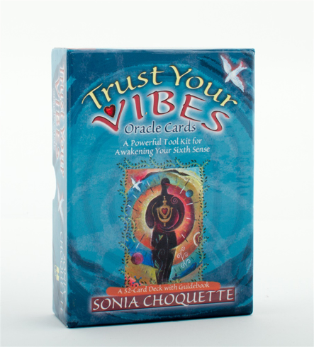 Bild på Trust your vibes oracle deck - a psychic tool kit for awakening your sixth