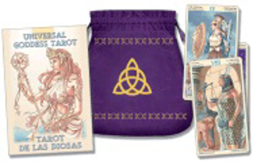 Bild på Universal Goddess Tarot Deluxe (78-Card Deck, Instruction Bo