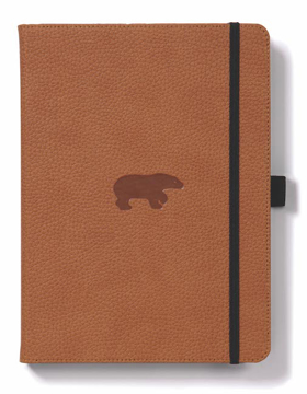 Bild på Dingbats* Wildlife A5+ Brown Bear Notebook - Plain