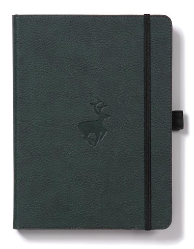 Bild på Dingbats* Wildlife A5+ Green Deer Notebook - Plain