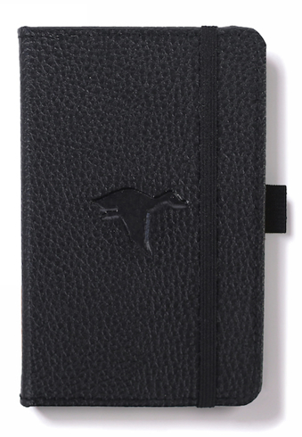 Bild på Dingbats* Wildlife A6 Pocket Black Duck Notebook - Graph