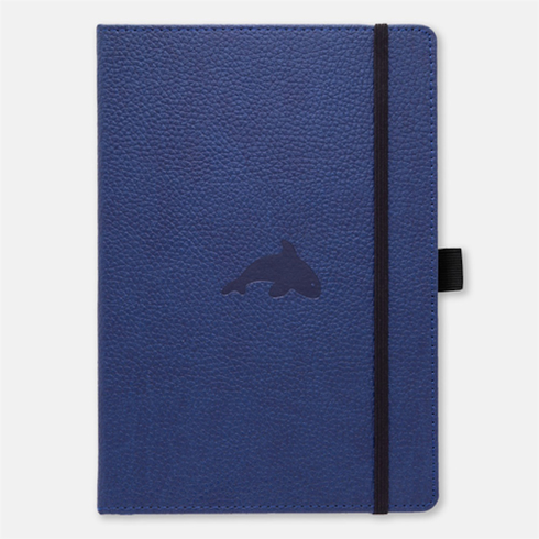 Bild på Dingbats* Wildlife A4+ Blue Whale Notebook - Graph