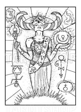 Bild på Engraved The Empress (13x18 cm)