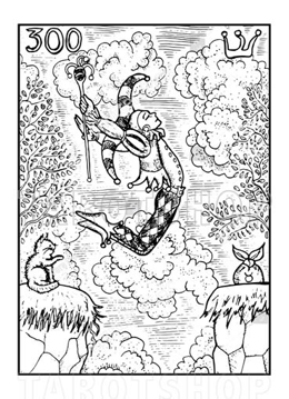 Bild på Engraved The Fool (13x18 cm)