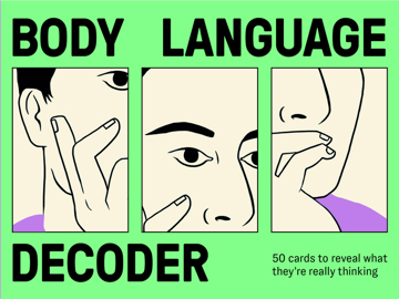Bild på Body Language Decoder : 50 Cards To Reveal What They'Re Really Thinking