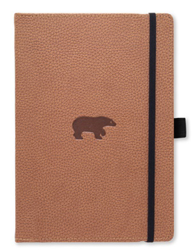 Bild på Dingbats* Wildlife Soft Cover A5+ Lined - Brown Bear Notebook