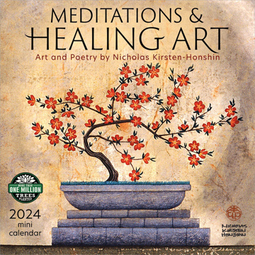Bild på Meditations And Healing Art 2024 Mini Calendar