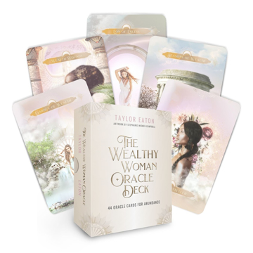 Bild på The Wealthy Woman Oracle Deck: Divine Guidance and Empowerment for Prosperity (44 Full-Color Cards and 96-Page Guidebook)
