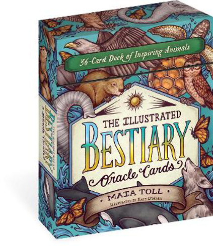 Bild på The Illustrated Bestiary Oracle Cards: 36-Card Deck of Inspiring Animals