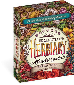 Bild på The Illustrated Herbiary Oracle Cards: 36-Card Deck of Bewitching Botanicals