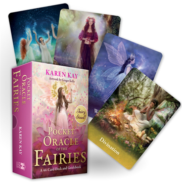 Bild på The Pocket Oracle of the Fairies: A 44-Card Deck and Guidebook