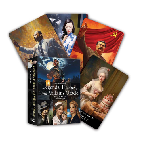 Bild på Legends, Heroes, and Villains Oracle: A 36-Card Deck and Guidebook