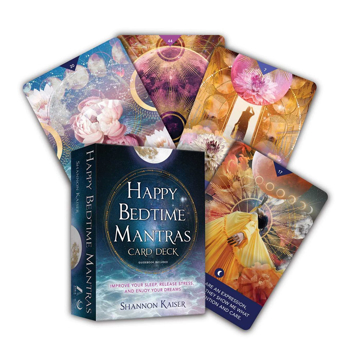 Bild på Happy Bedtime Mantras Card Deck: Improve Your Sleep, Release Stress, and Enjoy Your Dreams