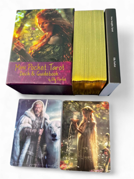 Bild på Mini Pocket Tarot- Deck & guidebok (English)