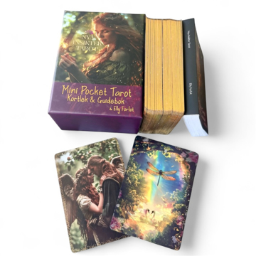 Bild på Mini Pocket Tarot- Kortlek & guidebok (Svenska)