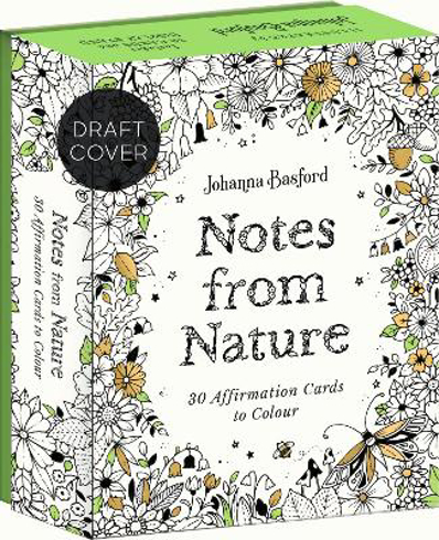 Bild på Johanna Basford's Notes from Nature: 30 Affirmations Cards to Colour