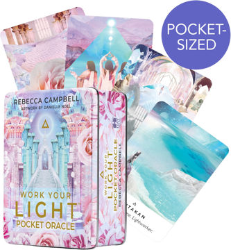 Bild på Work Your Light Pocket Oracle Cards: A 44-Card Deck and Guidebook