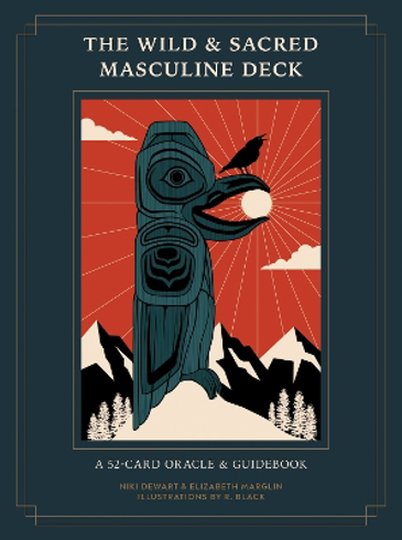 Bild på The Wild and Sacred Masculine Deck: A 52-Card Oracle and Guidebook