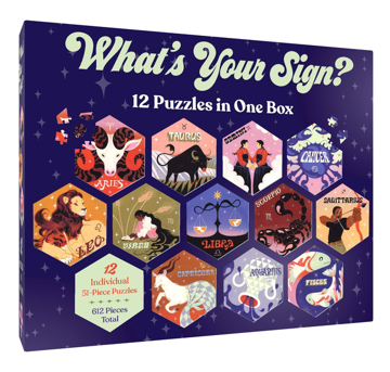 Bild på 12 Puzzles in One Box: What's Your Sign?