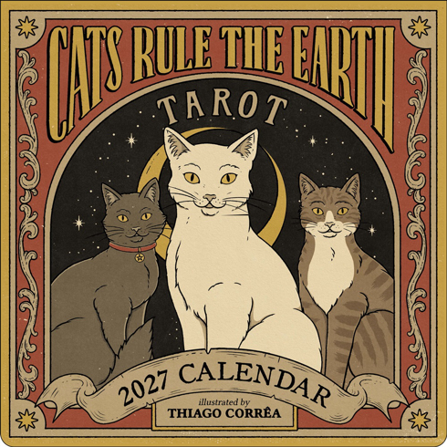 Bild på Cats Rule the Earth Tarot 2027 Wall Calendar