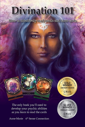 Bild på ^DIVINATION 101: How To Intuitively Read Oracle and Tarot Cards - The Only Book You Will Ever Need to Develop Your Psychic Abilities While Learning To Read The Cards