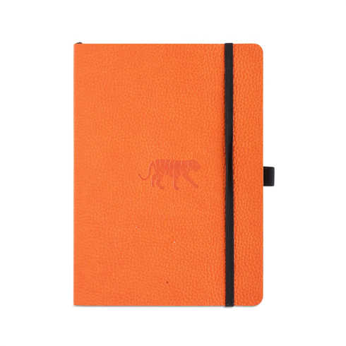 Bild på Dingbats* Wildlife Soft Cover A5 Lined - Orange Tiger Notebook