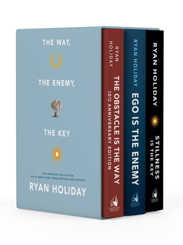 Bild på The Way, the Enemy, and the Key: A Boxed Set of The Obstacle is the Way, Ego is the Enemy & Stillness is the Key