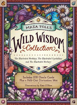 Bild på Maia Toll's Wild Wisdom Collection: The Illustrated Herbiary, The Illustrated Crystallary, and The Illustrated Bestiary; A Three-Book Set; Includes 108 Oracle Cards plus a Fold-Out Divination Mat
