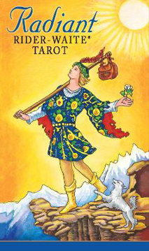 Bild på Radiant Rider-Waite Tarot Deck: 78 beautifully illustrated cards and instructional booklet